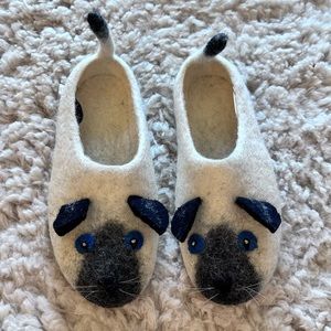 Victorian Trading Co handmade wool slippers